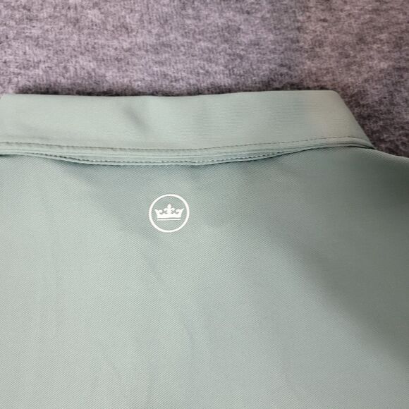 Peter Millar Crown Crafted Shirt Mens Golf Polo Size XL Green Olive - Picture 9 of 11